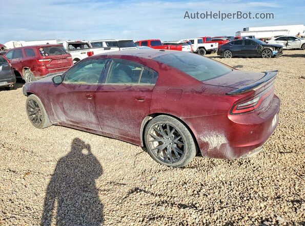 2C3CDXBG7HH539618 2017 DODGE CHARGER Burgundy უკანა მარცხენა