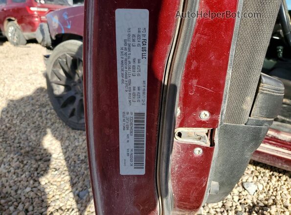 2C3CDXBG7HH539618 2017 DODGE CHARGER Burgundy ძრავის განყოფილების ხედი