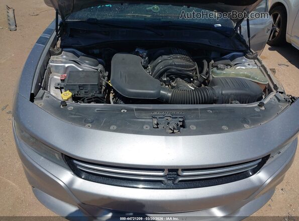 2C3CDXBG8HH529437 2017 DODGE CHARGER Серебряный Вид сзади