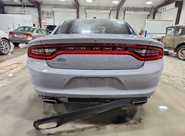 2C3CDXBG8MH536379 2021 DODGE CHARGER Gray Rear view