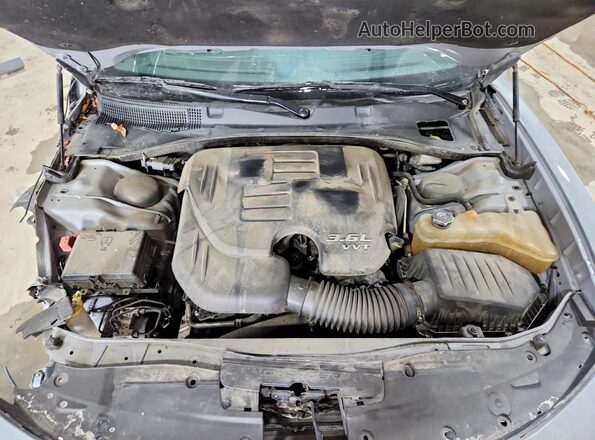 2C3CDXBG8MH536379 2021 DODGE CHARGER Gray Rear interior view