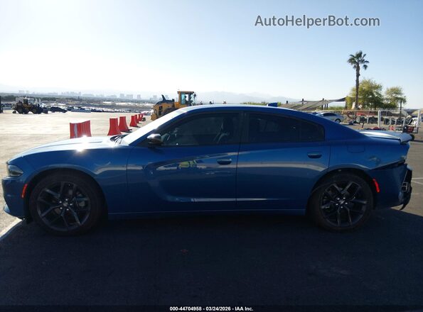 2C3CDXBG8PH565045 2023 DODGE CHARGER Синий Панорамный вид салона 360°
