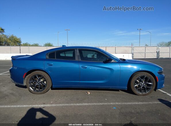 2C3CDXBG8PH565045 2023 DODGE CHARGER Синий Вид задней части салона