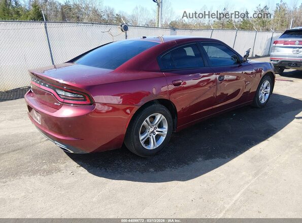2C3CDXBG9JH329138 2018 DODGE CHARGER Red Tył prawy