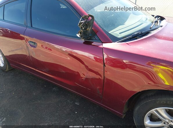 2C3CDXBG9JH329138 2018 DODGE CHARGER Red Widok z przodu