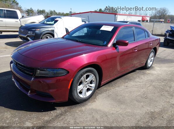 2C3CDXBG9JH329138 2018 DODGE CHARGER Red Przód lewy