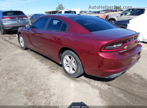2C3CDXBG9JH329138 2018 DODGE CHARGER Red Tył lewy