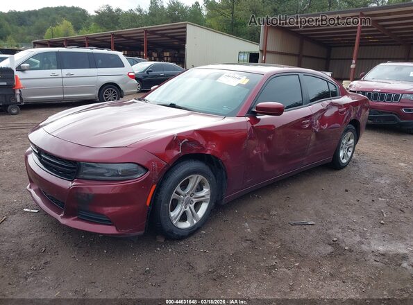 2C3CDXBG9LH134174 2020 DODGE CHARGER Бордовый Передняя левая четверть