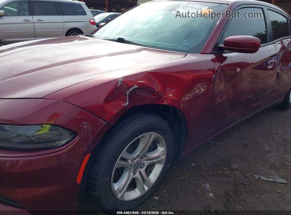 2C3CDXBG9LH134174 2020 DODGE CHARGER Бордовый Вид спереди