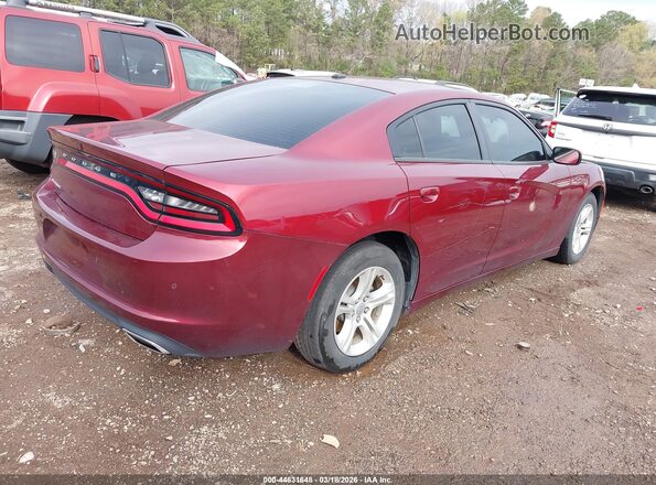 2C3CDXBG9LH134174 2020 DODGE CHARGER Бордовый Задняя правая четверть
