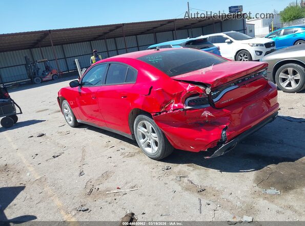 2C3CDXBG9LH205499 2020 DODGE CHARGER Red Задня ліва чверть
