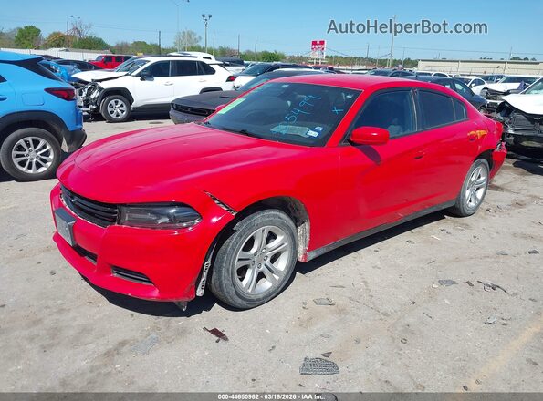 2C3CDXBG9LH205499 2020 DODGE CHARGER Red Передня ліва чверть