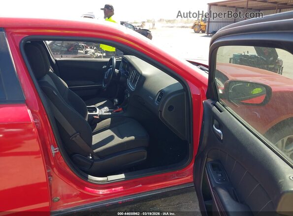 2C3CDXBG9LH205499 2020 DODGE CHARGER Red Вид салону спереду