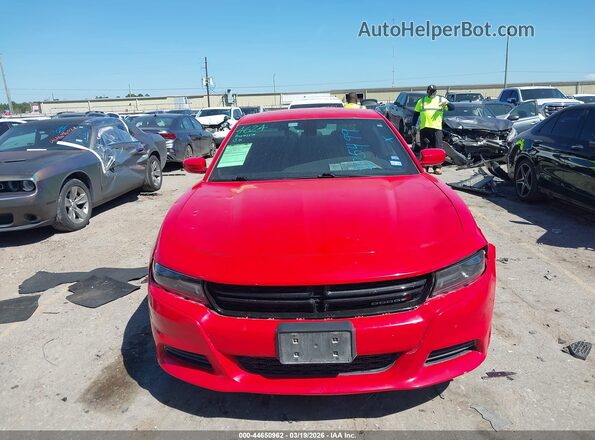 2C3CDXBG9LH205499 2020 DODGE CHARGER Red Вид щитка приладів