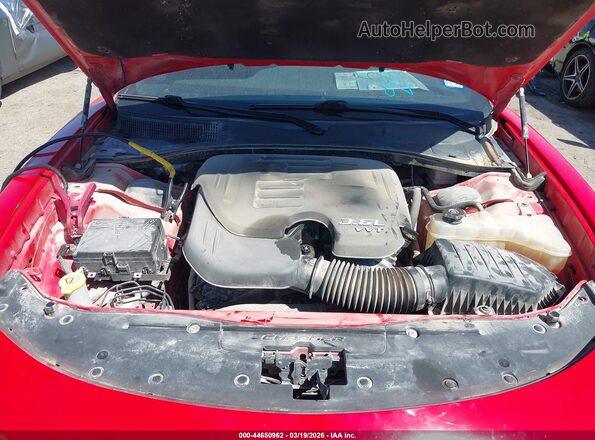 2C3CDXBG9LH205499 2020 DODGE CHARGER Red Вид ззаду