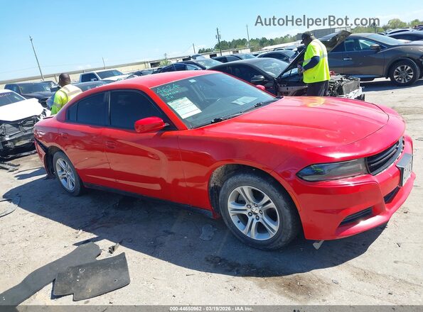 2C3CDXBG9LH205499 2020 DODGE CHARGER Red Вид задньої частини салону