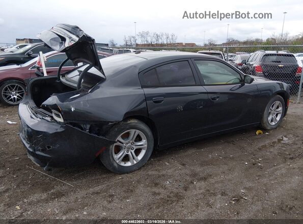 2C3CDXBGXGH199010 2016 DODGE CHARGER Black Widok wnętrza 360 stopni