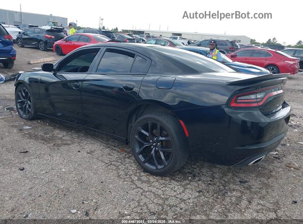 2C3CDXBGXKH732689 2019 DODGE CHARGER Черный Задняя левая четверть