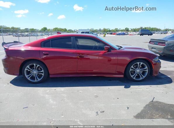 2C3CDXCT0LH252707 2020 DODGE CHARGER Red Rear interior view