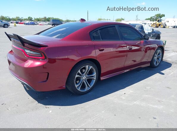 2C3CDXCT0LH252707 2020 DODGE CHARGER Red Rear right