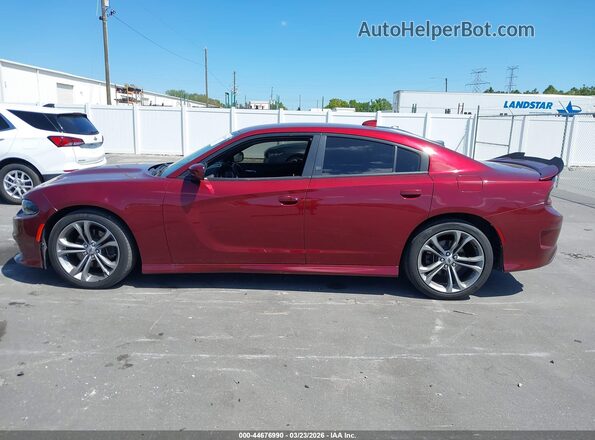 2C3CDXCT0LH252707 2020 DODGE CHARGER Red 360 interior view
