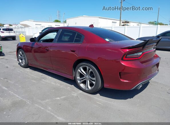 2C3CDXCT0LH252707 2020 DODGE CHARGER Red Rear left