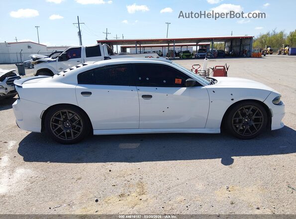 2C3CDXCT1KH542047 2019 DODGE CHARGER White Rear interior view