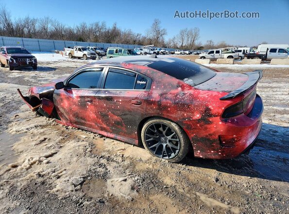 2C3CDXCT1MH578341 2021 DODGE CHARGER Red Հետևի ձախ