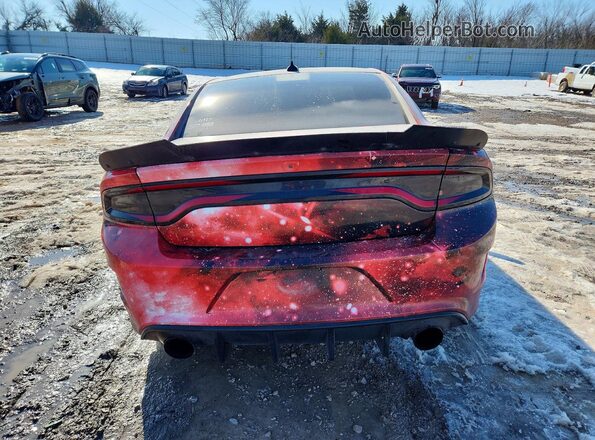 2C3CDXCT1MH578341 2021 DODGE CHARGER Red Հետևի տեսք
