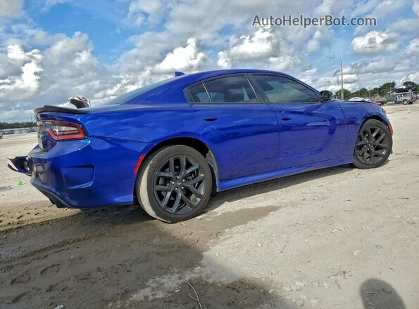 2C3CDXCT2MH656805 2021 DODGE CHARGER Blue უკანა მარჯვენა