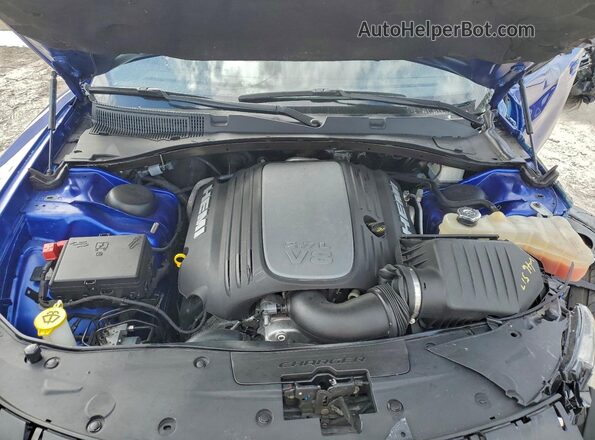 2C3CDXCT2MH656805 2021 DODGE CHARGER Blue უკანა სალონის ხედი