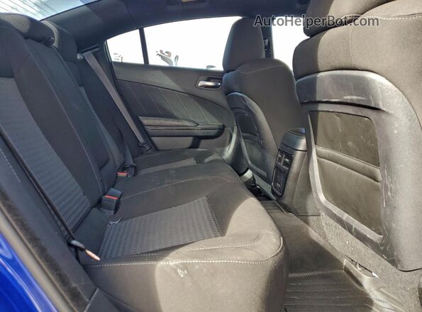 2C3CDXCT2MH656805 2021 DODGE CHARGER Blue უკანა სავარძლების ხედი