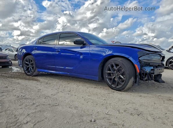 2C3CDXCT2MH656805 2021 DODGE CHARGER Blue წინა მარჯვენა