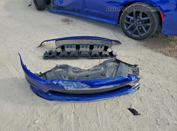 2C3CDXCT2MH656805 2021 DODGE CHARGER Blue ძრავის განყოფილების ხედი