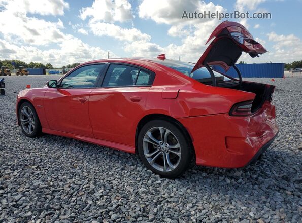 2C3CDXCT3MH587591 2021 DODGE CHARGER Red Rear left