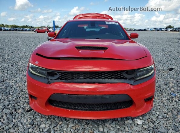 2C3CDXCT3MH587591 2021 DODGE CHARGER Red Front view