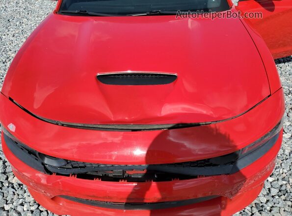 2C3CDXCT3MH587591 2021 DODGE CHARGER Red Rear interior view