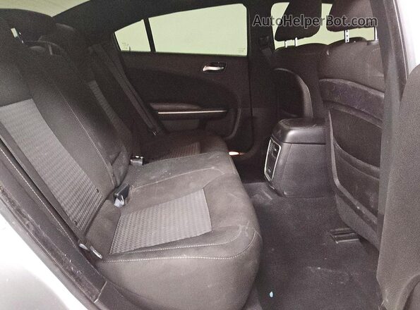 2C3CDXCT4MH518439 2021 DODGE CHARGER Silver Rear seats view