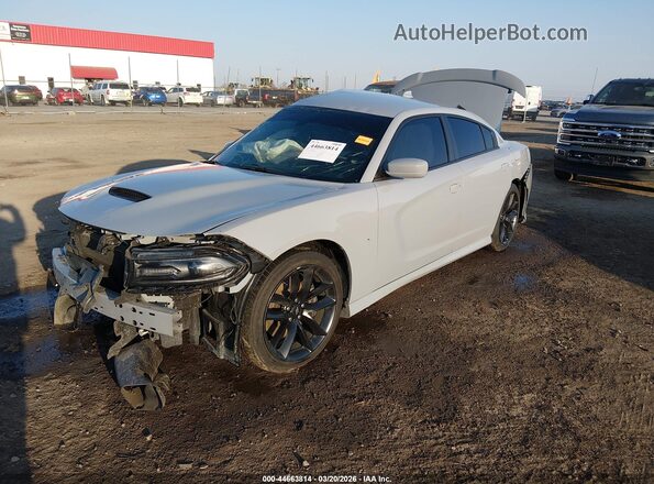 2C3CDXCT4MH588328 2021 DODGE CHARGER Gray Передня ліва чверть