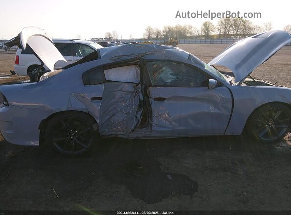 2C3CDXCT4MH588328 2021 DODGE CHARGER Gray Вид спереду