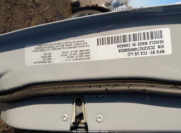2C3CDXCT4MH588328 2021 DODGE CHARGER Gray Вид підкапотного простору