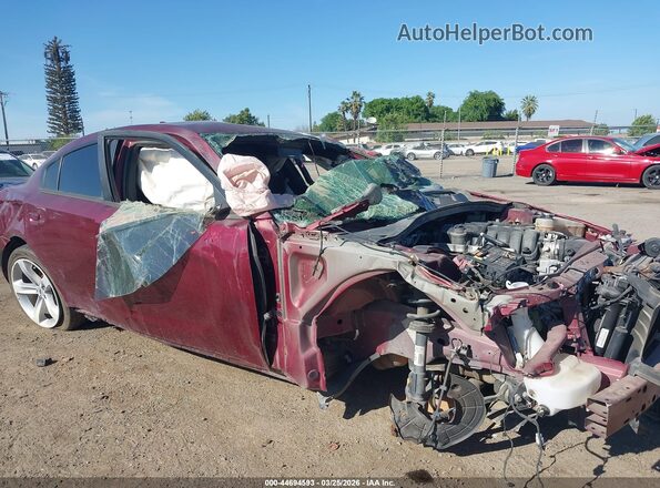 2C3CDXCT5JH331674 2018 DODGE CHARGER Burgundy 