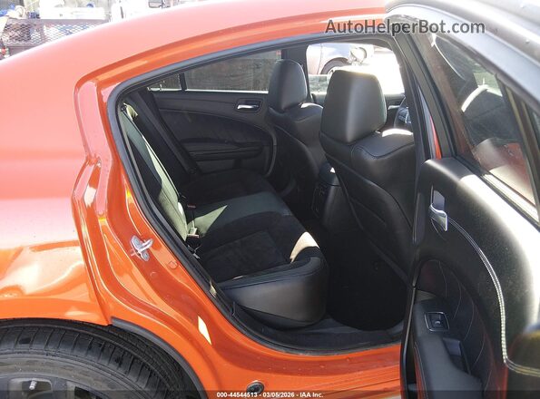 2C3CDXCT5PH505073 2023 DODGE CHARGER Orange Widok naklejki z numerem VIN