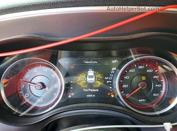 2C3CDXCT6KH630298 2019 DODGE CHARGER Белый 