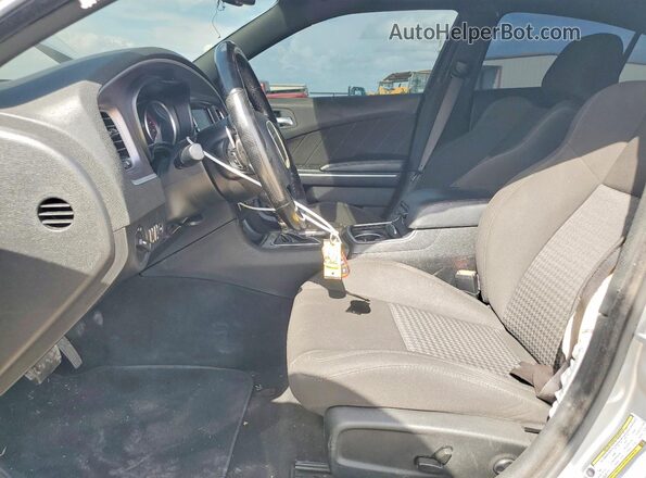 2C3CDXCT6MH638663 2021 DODGE CHARGER Silver Widok wnętrza z przodu