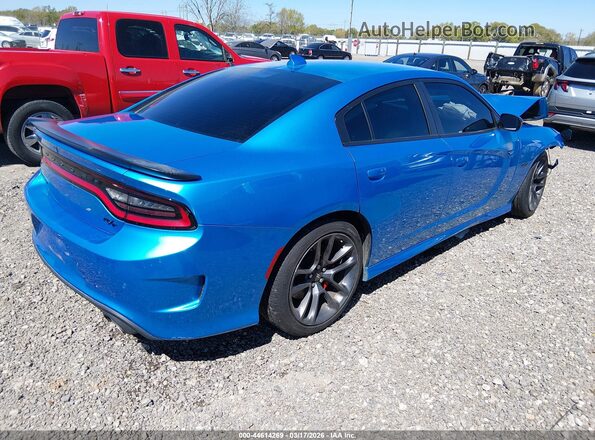 2C3CDXCT7PH603747 2023 DODGE CHARGER Blue უკანა მარჯვენა