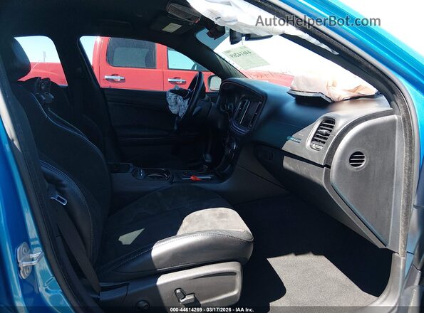 2C3CDXCT7PH603747 2023 DODGE CHARGER Blue წინა სალონის ხედი