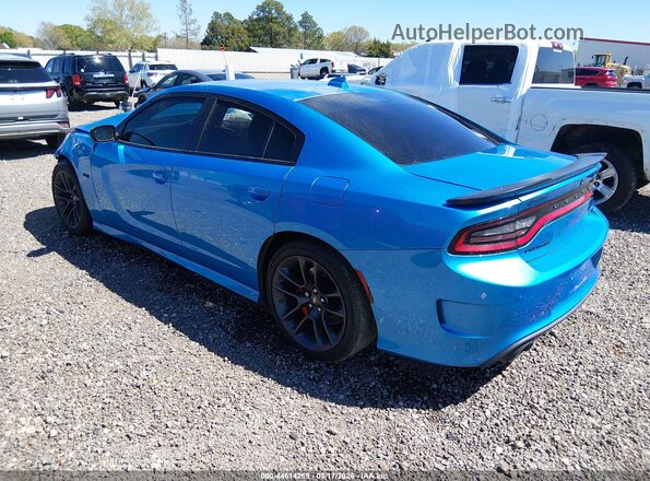 2C3CDXCT7PH603747 2023 DODGE CHARGER Blue უკანა მარცხენა
