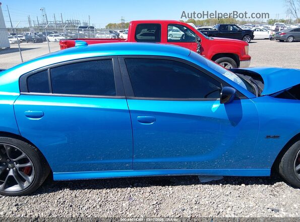 2C3CDXCT7PH603747 2023 DODGE CHARGER Blue სალონის 360-გრადუსიანი ხედი