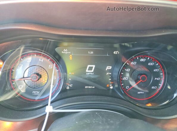 2C3CDXCT9HH628120 2017 DODGE CHARGER Black ხელსაწყოთა პანელის ხედი